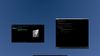 cropped screenshot of the menubar, notification and control panel.